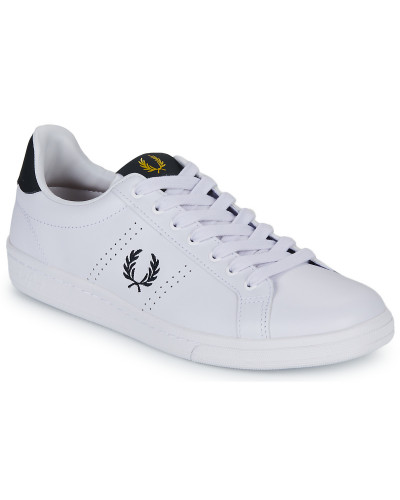 Baskets basses hommes Fred Perry B721 LEATHER Blanc