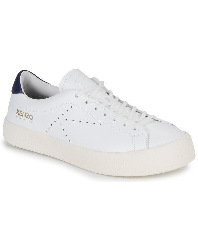 Baskets basses hommes Kenzo KENZOSWING LACE-UP SNEAKERS Blanc