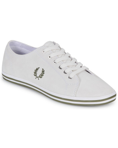 Baskets basses hommes Fred Perry KINGSTON SUEDE Blanc
