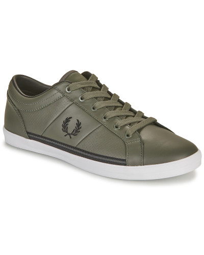 Baskets basses hommes Fred Perry BASELINE PERF LEATHER Kaki