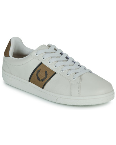 Baskets basses hommes Fred Perry B721 LEATHER Beige