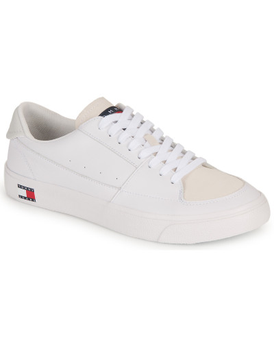 Baskets basses hommes Tommy Jeans TOMMY JEANS VULCANIZED ESS Blanc