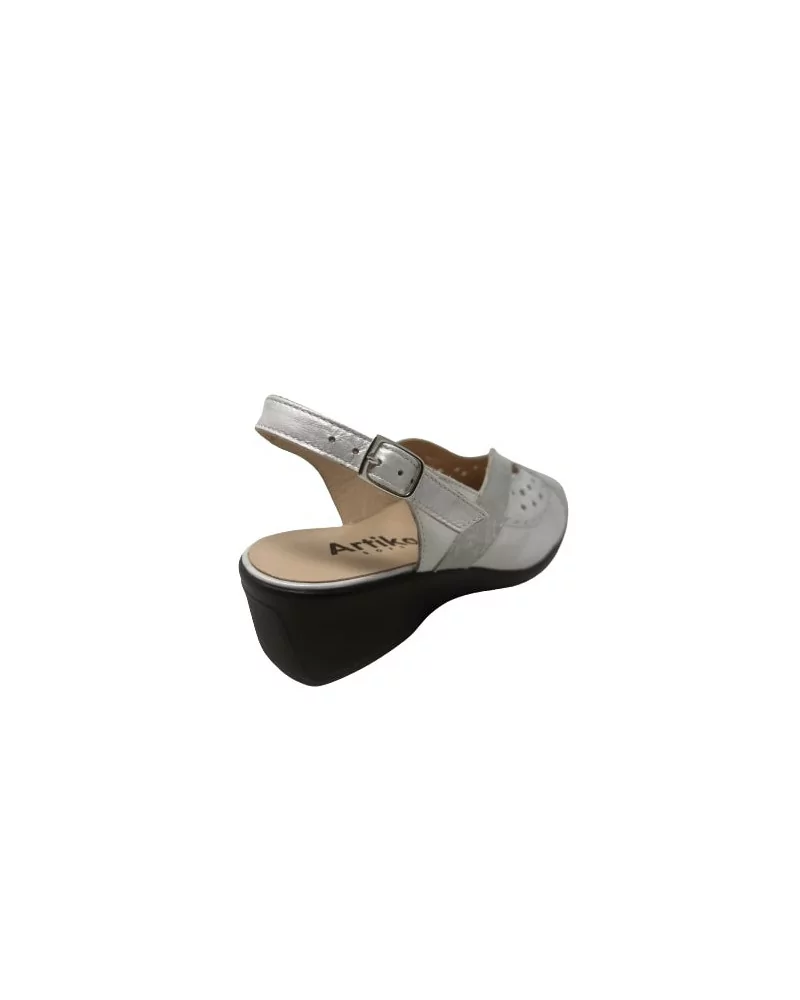 Exit Nu pieds cuir strass Argenté - Chaussures Sandale Femme 65,00