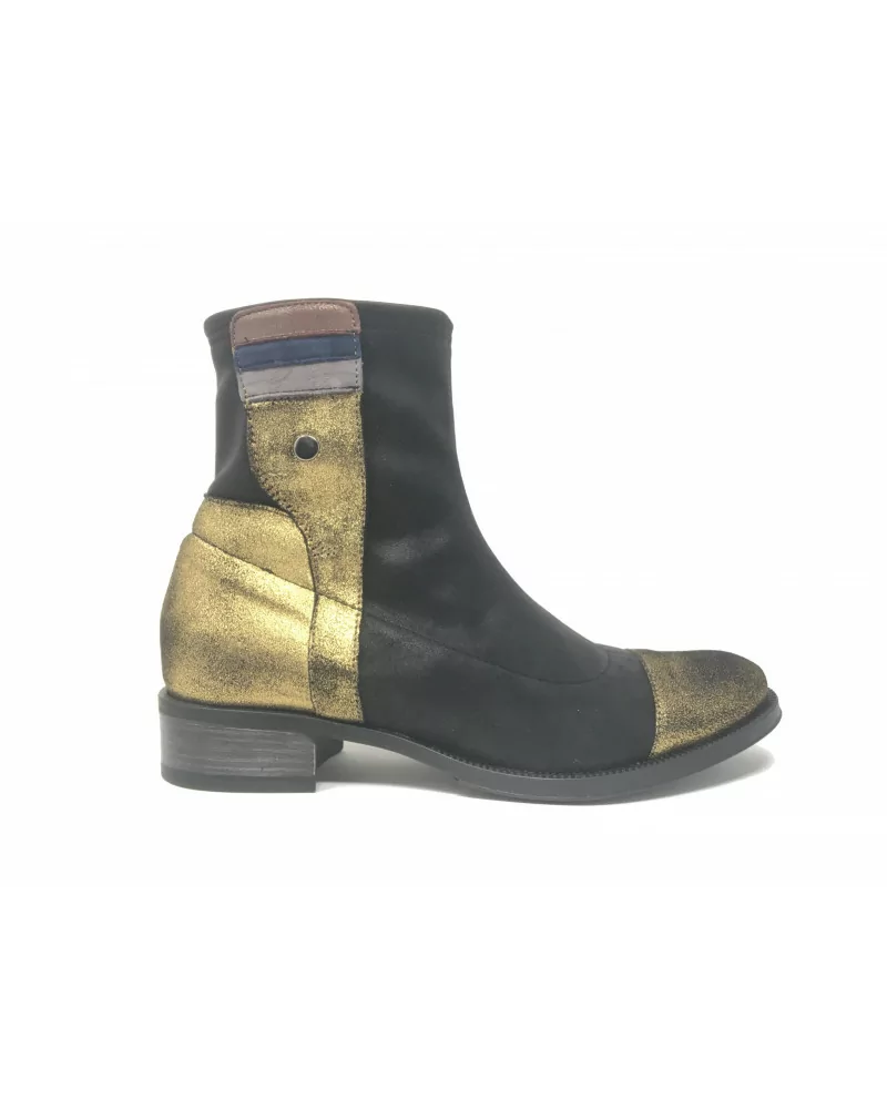 CHAUSSURES CARDENAL PORTLAND NOIRE ET OR