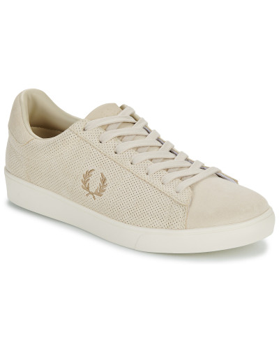 Baskets basses hommes Fred Perry B4334 Spencer Perf Suede Beige