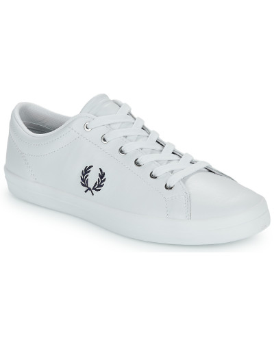 Baskets basses hommes Fred Perry BASELINE LEATHER Blanc