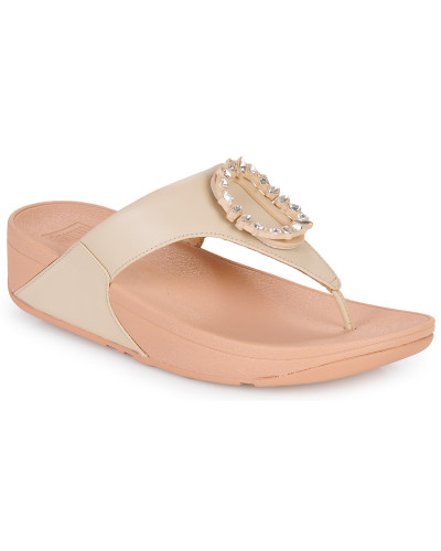 Sandales femmes FitFlop LULU CRYSTAL-CIRCLET LEATHER TOE-POST SANDALS