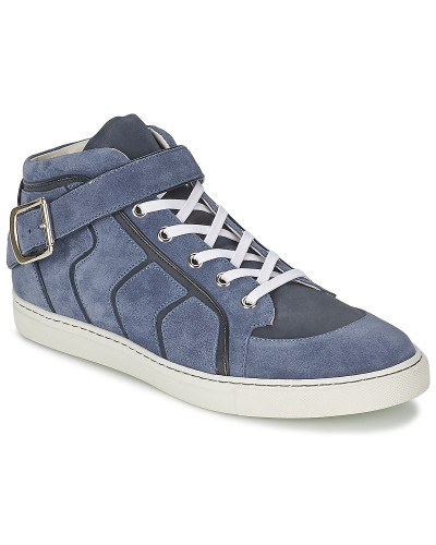 Baskets montantes hommes Vivienne Westwood HIGH TRAINER Bleu