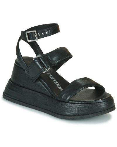 Sandales femmes Airstep / A.S.98 REAL BUCKLE Noir