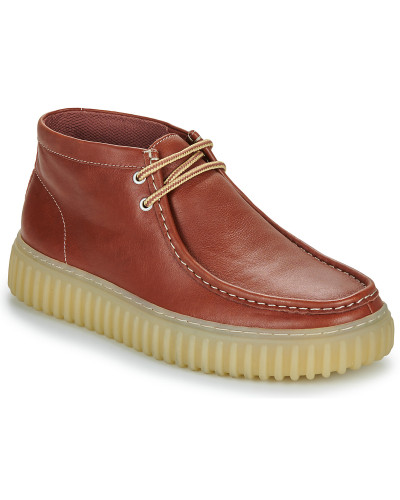 Baskets montantes hommes Clarks Torhill Hi Marron