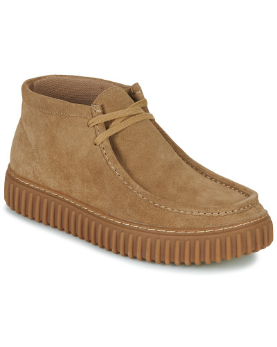 Baskets montantes hommes Clarks TORHILL HI Beige