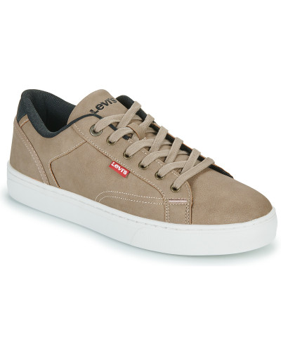 Baskets basses hommes Levis COURTRIGHT Beige