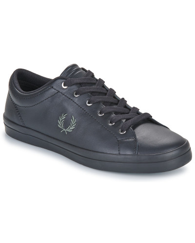 Baskets basses hommes Fred Perry BASELINE LEATHER Noir