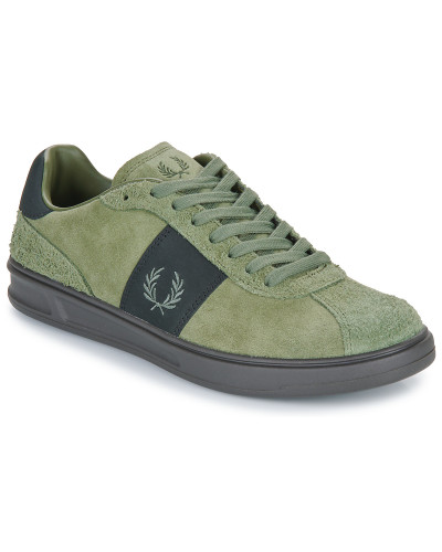 Baskets basses hommes Fred Perry B4 SUEDE Vert