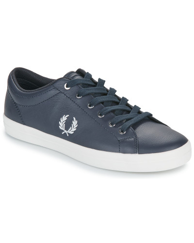 Baskets basses hommes Fred Perry BASELINE LEATHER Bleu