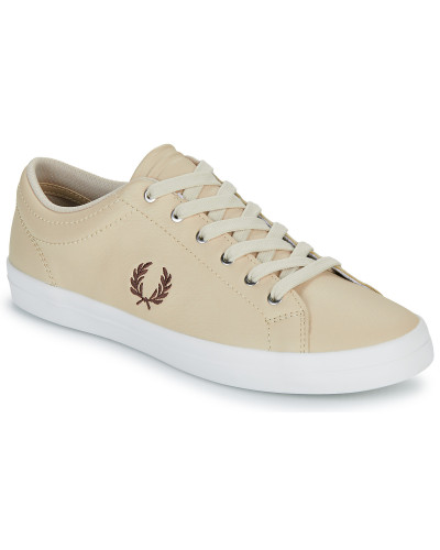 Baskets basses hommes Fred Perry BASELINE LEATHER Beige