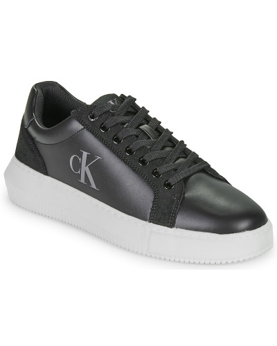 Baskets basses hommes Calvin Klein Jeans CHUNKY CUPSOLEAUTHENTIC Noir