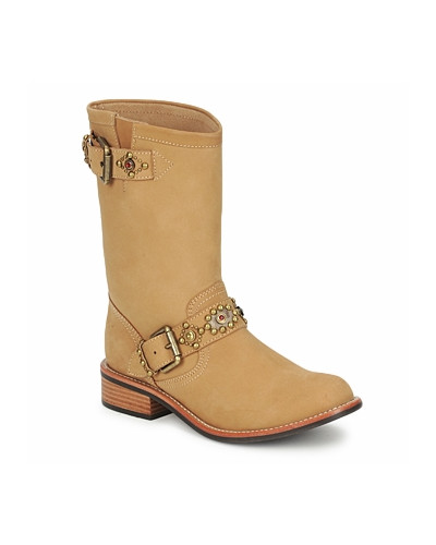 Boots femmes Miss L'Fire MCQUEEN Beige