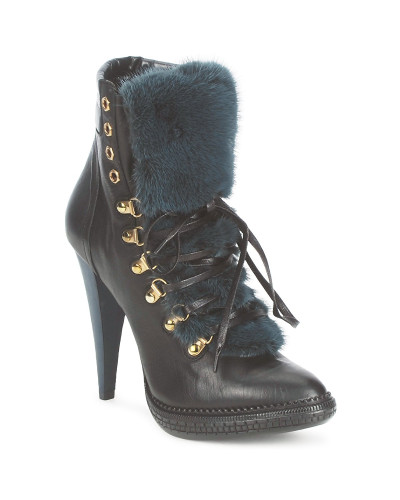 Bottines femmes Roberto Cavalli QPS583-PZ260 Noir