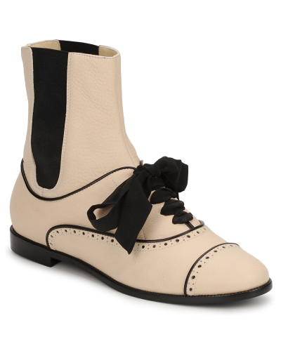 Boots femmes Moschino MA2103 Beige