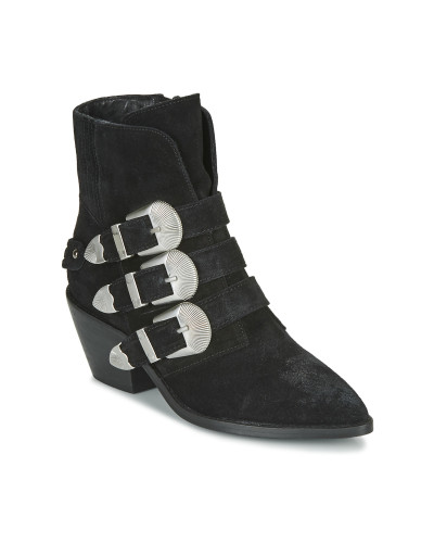 Boots femmes Pepe jeans WESTERN W BUCKLE Noir