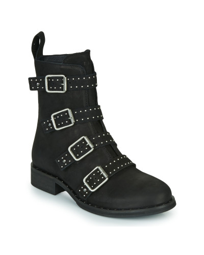 Boots femmes Ikks URBAN RANGERS Noir