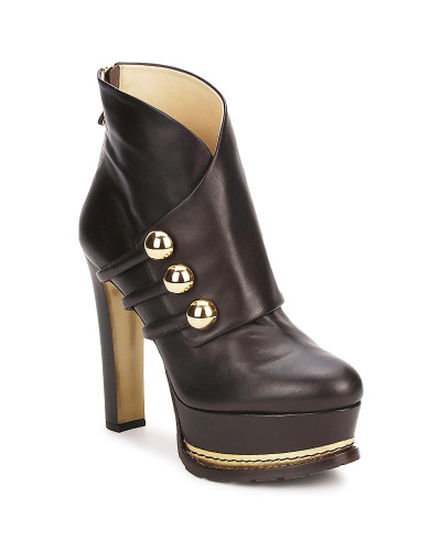 Bottines femmes Moschino MA2104 Marron