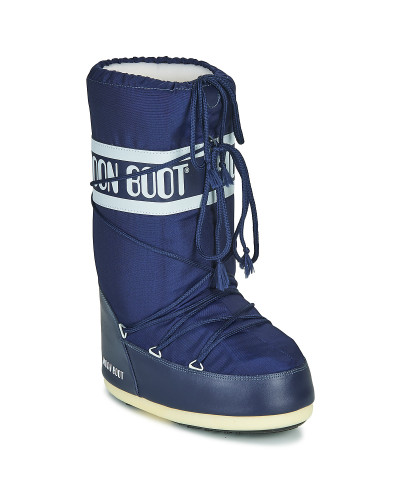 Bottes neige femmes Moon Boot NYLON Bleu