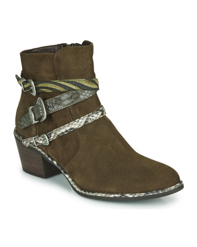 Bottines femmes Regard NAPOLI V3 VELOURS MILITARE Kaki