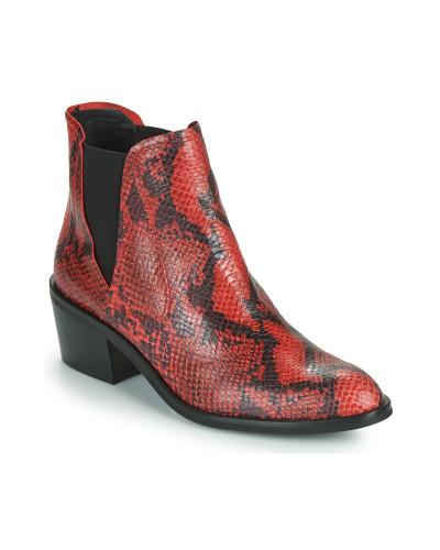 Bottines femmes Fericelli NIAOW Rouge