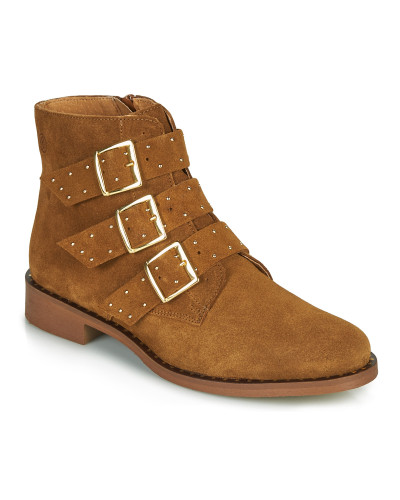 Boots femmes Betty London LYS Marron