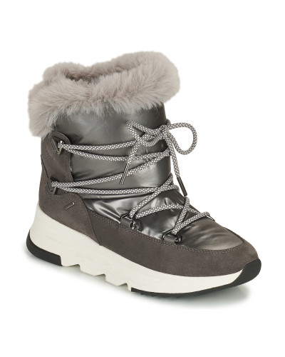 Bottes neige femmes Geox FALENA ABX Gris