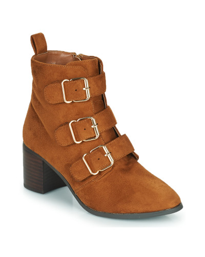 Boots femmes Moony Mood PAOLA Marron