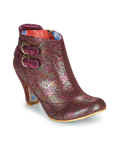 Bottines femmes Irregular Choice THINK ABOUT IT Bordeaux