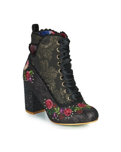 Bottines femmes Irregular Choice GARDEN WALK Noir