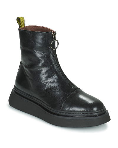 Boots femmes Mjus BASE ZIP Noir