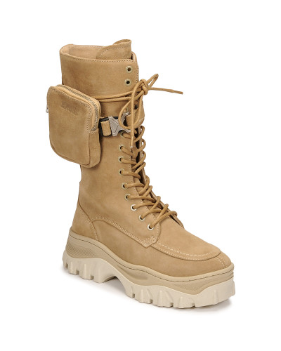 Boots femmes Bronx JAXSTAR HIGH Beige