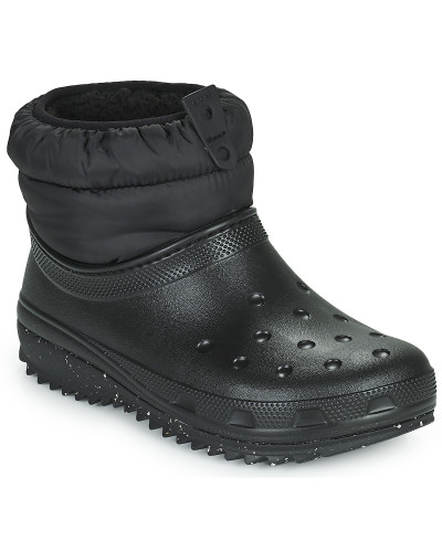 Bottes neige femmes Crocs CLASSIC NEO PUFF SHORTY BOOT W Noir