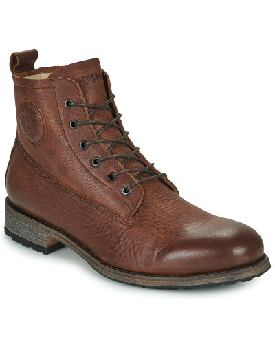 Boots hommes Blackstone MID LACE UP BOOT FUR Marron