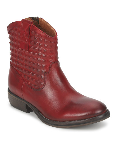 Boots femmes Pastelle ELSA Rouge