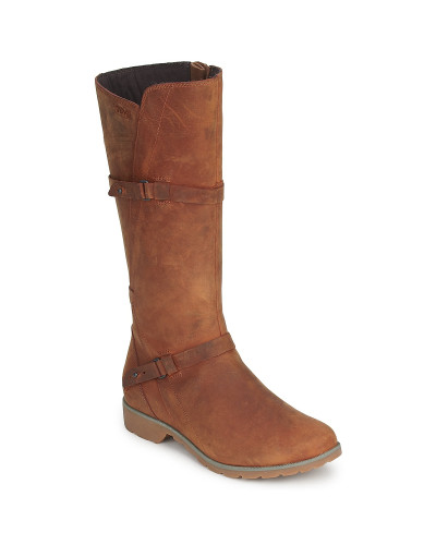 Bottes femmes Teva DELAVINA LEATHER Marron