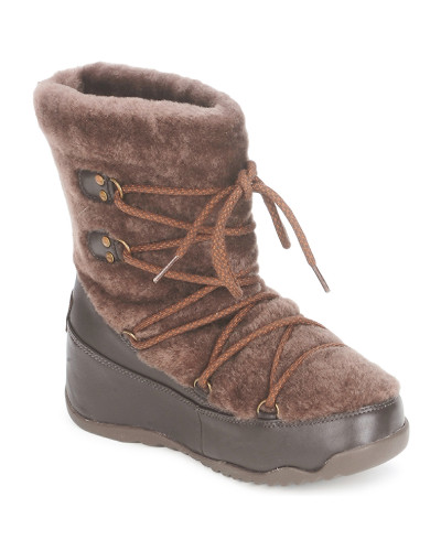 Bottes neige femmes FitFlop SUPERBLIZZ Marron