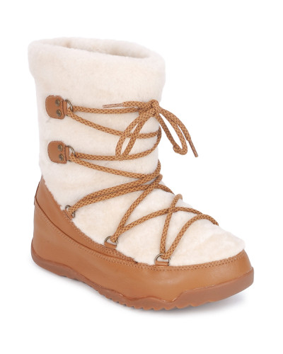 Bottes neige femmes FitFlop SUPERBLIZZ Marron