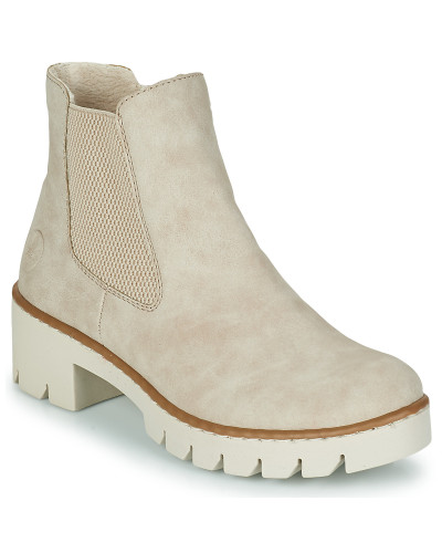 Bottines femmes Rieker X5772-60 Beige