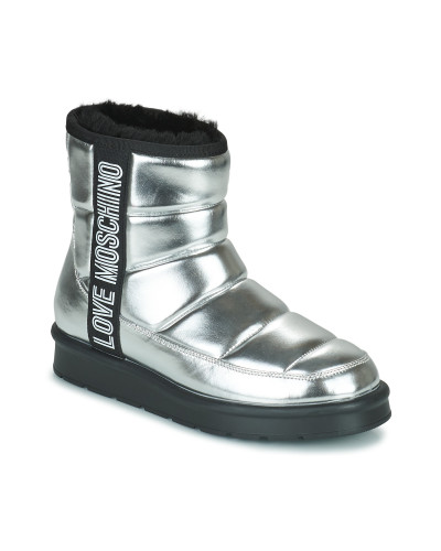 Bottes neige femmes Love Moschino JA24103H1F Argenté