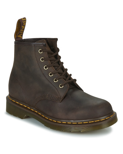 Boots femmes Dr. Martens 101 CRAZY HORSE Marron