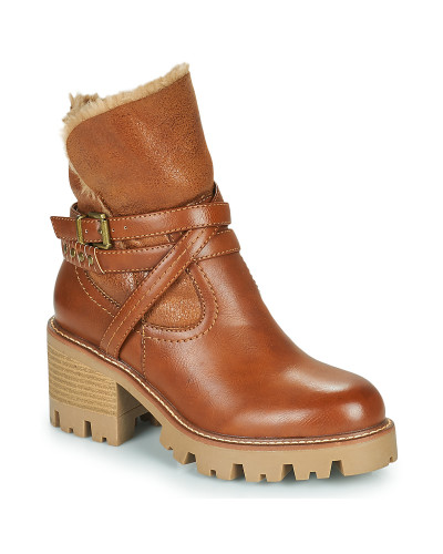 Bottines femmes Refresh - Marron