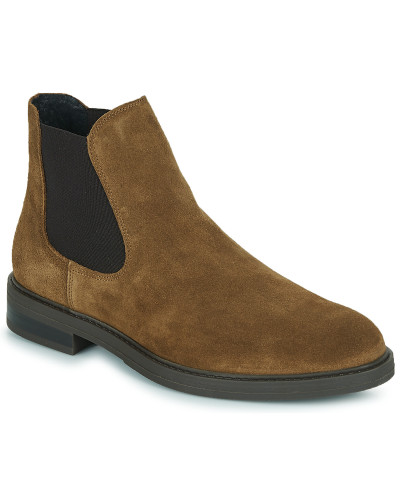 Boots hommes Selected SLHBLAKE SUEDE CHELSEA BOOT Marron