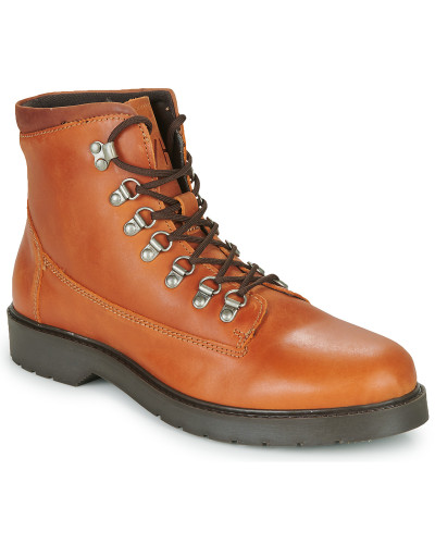 Boots hommes Selected SLHMADS LEATHER BOOT Marron