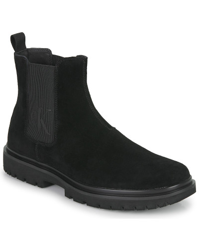 Boots hommes Calvin Klein Jeans LUG MID CHELSEA BOOT Noir